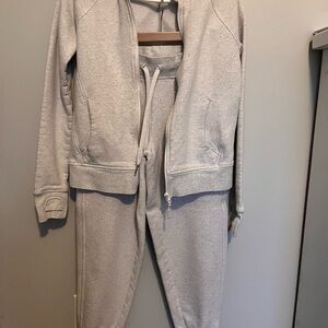 Lole Gray Sweatshirt & Hoodie Set